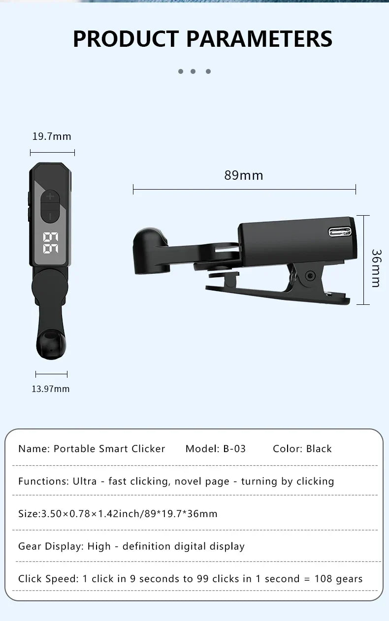Auto Clicker for Smartphones – Adjustable Tap Device for Mobile Use